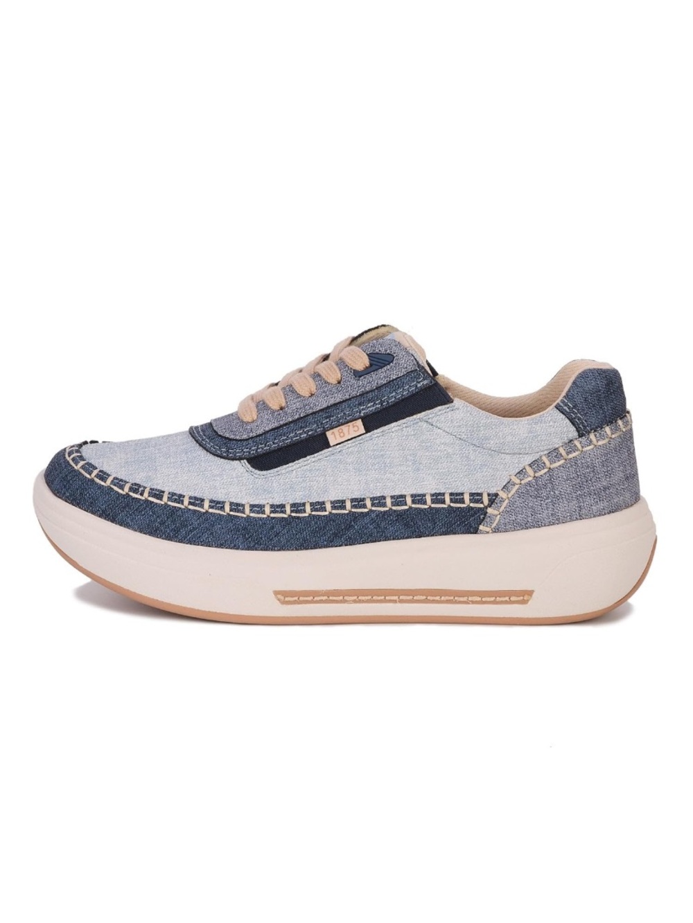 NEW DREW Julep casual shoes comfort orthotic size 9 walking sneakers denim - Picture 2 of 12